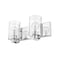 Z-Lite Beckett 2 Light Vanity, Chrome And Clear Seedy 492-2V-CH - alternate 5